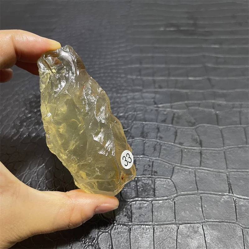 Natural Topaz Crystal Rough Raw Stone Rock Specimen Brazil