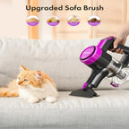 Homeika Cordless Vacuum Cleaner,23KPa 48mins Powerful Suction Vacuum LED Display,Lightweight Stick for HardFloor/Carpet/Pet Hair