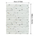 70cmx1/2/3/5/10m Brick Pattern Wall Sticker Decoration PVC 3d Wallpaper Waterproof Wall Sticker for Children's Room Home Bedroom