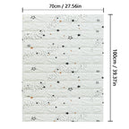 70cmx1/2/3/5/10m Brick Pattern Wall Sticker Decoration PVC 3d Wallpaper Waterproof Wall Sticker for Children's Room Home Bedroom