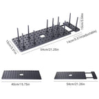 Kitchen Organizer Dish Drying Rack Plates Shelf Removable Plastic Holder Dish Rack Sink Draining Storage Stand Home Accessories
