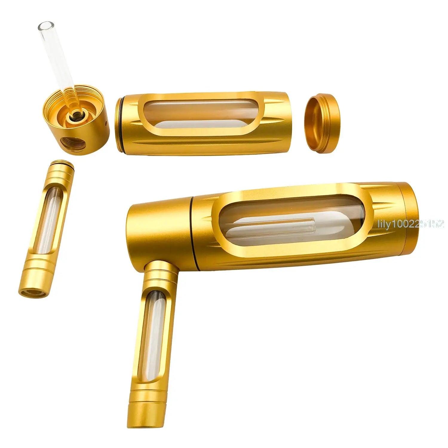 Metal Portable Hookah Pipe - Mini Water Filter Shisha for Tobacco Smoking, Healthier Design with Travel Case (Ideal Gift) hookah
