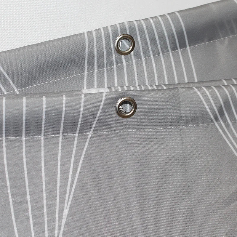 Thickened Polyester Fabric Waterproof Shower Curtain   Available In All Seasons Extra Large Wide for Bathroom with Hooks