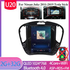 For Nissan Juke 2011-2019 tereo Head Unit  9.7'' Wireless Carplay Android 15 Auto Radio Seat Cover Multimedia Player Navigation