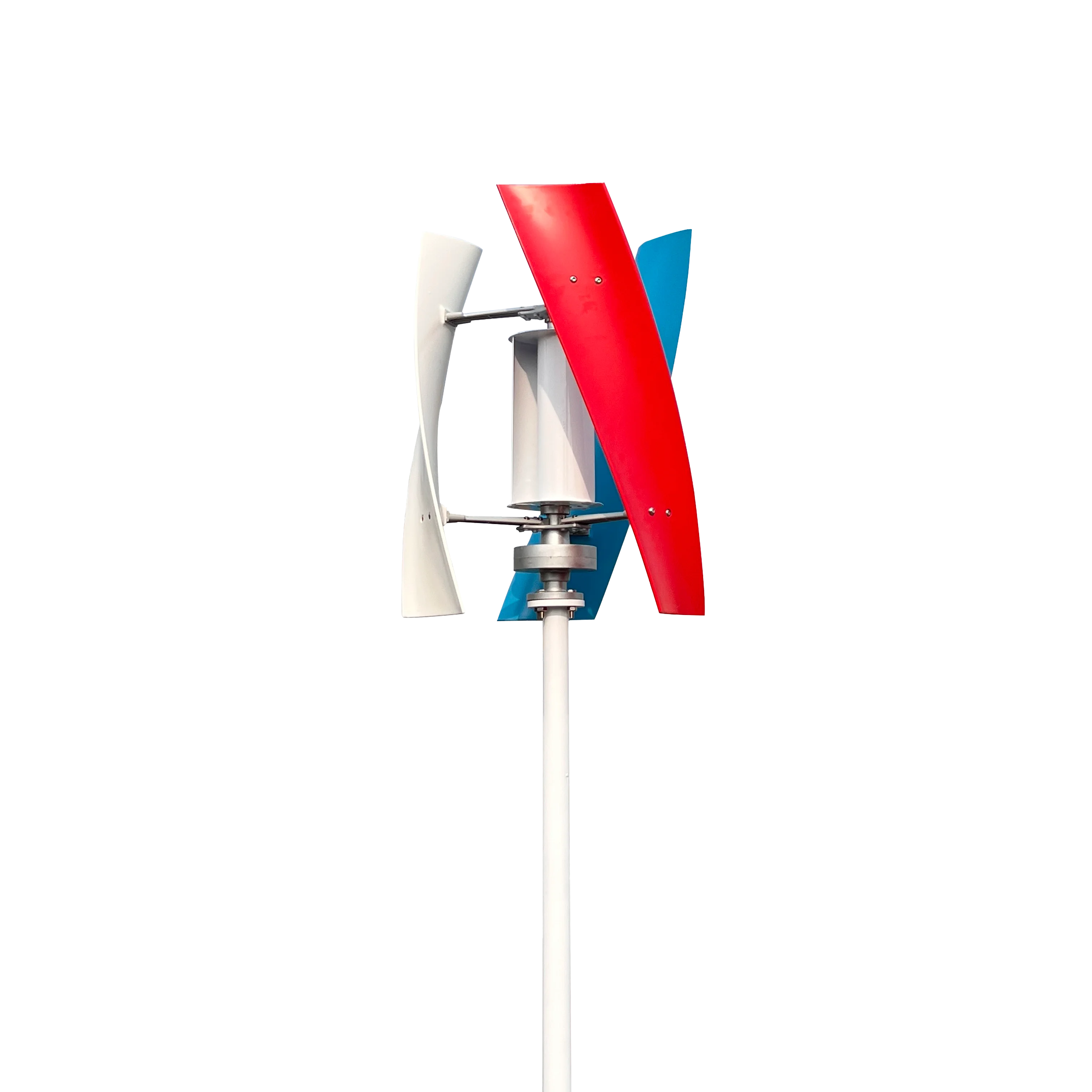 For Homeuse Vertical Axis Wind Power Turbine Generator 2KW 12V 24V 48V Low Noise Upright Windmill for Farm Seashore Boat