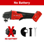 M-WALK 8500RPM High Speed Brushless Angle Grinder 100/125mm With Safety Guard Electric Power Tools For Milwaukee 18V Battery Pin
