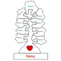 Wooden Family Tree Puzzle,Personalized Customized Free Engraving Custom Name Christmas Tree,Desktop Ornament Decorations Gifts