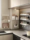 kitchen rack non-punching wall hanging seasoning rack multi-function