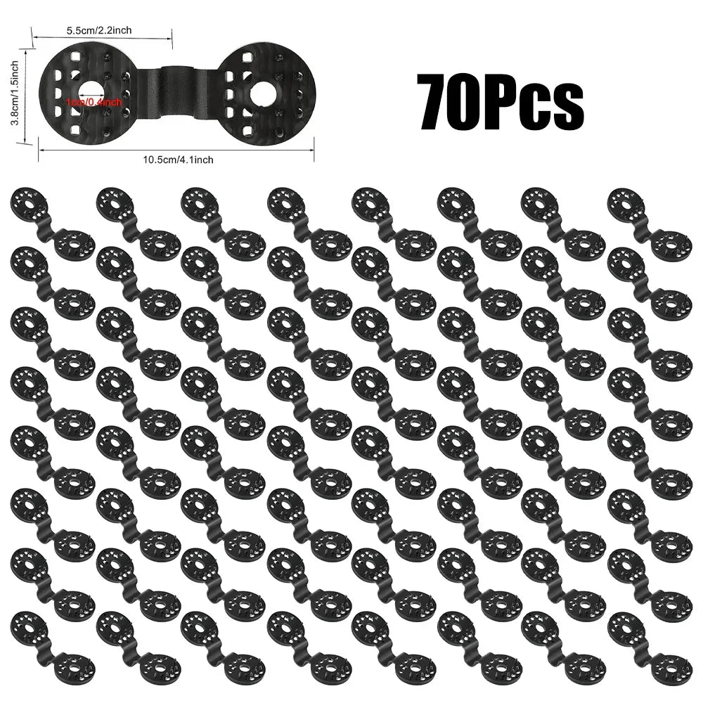 30-300pcs Shade Cloth Clips Heavy Duty Lock Grip Greenhouse Film Clip Hang Expand Instant Grommet Sunshade Net Fix Clips Tool
