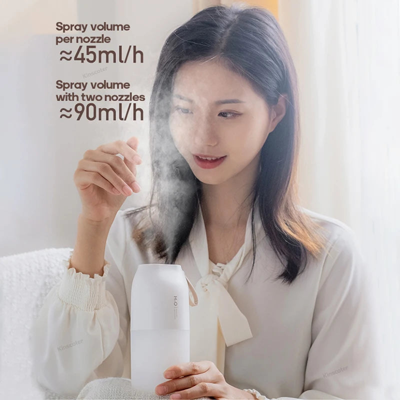 Cordless Rechargeable Air Humidifier 2000mAh Wireless Cool Mist Diffus