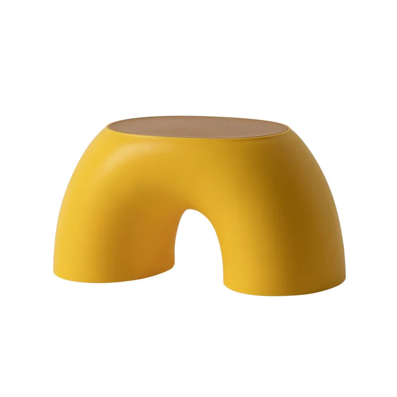 K-star Rainbow Stool Simple Lightweight Circular Small Stool Home Rounded Children's Stool Anti Slip Shoe Changing Stool 2024