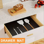 Kitchen Drawer Mat Non‑adhesive Fridge Liner Dust‑proof Oil‑proof Anti‑slip Moisture‑proof Cuttable Cabinet Pad Home Storage Org