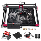 AlgoLaser DIYKIT Laser Engraver 10W Output Power,App Offline Control,Table DIY Engraver Cutter Tool For Metal/Glass/Wood Engrave
