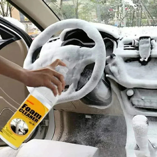 Multi-Purpose Foam Cleaner Spray | Automotive & Home Interior Cleaning Agent