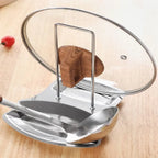 Stainless Steel Pot Lid Holder Kitchen Storage Rack for Utensils And Dish Storage Multi-Functional Home Use Organizer