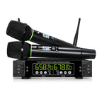 Professional wireless microphone 2 channels charging handheld home karaoke KTV performance singing microphone