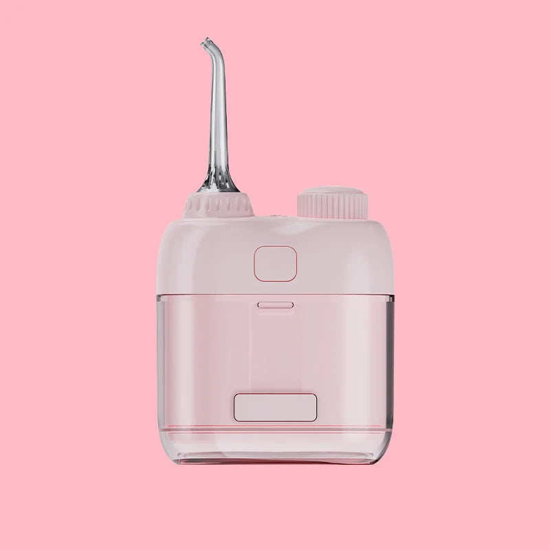 YUESI Mini Electric Water Flosser Convenient For Travel Portable Teeth Cleaner 2 Jet Tip 4 Modes Irrigator Dental Teeth Clean