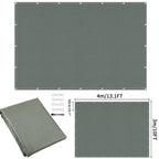 Waterproof Sun Shade Cloth with Grommets Rectangle Square Patio Sun Screen Pergola Shade Sail Canopy Cover Tarp Screens