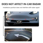 For Tesla Model 3 Y 2023 2024 Update Car Lifting License Plate Frame Portable American Standard Interior Parts Accessories
