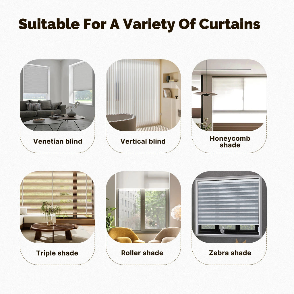 MOES Tuya Zigbee Chain Roller Blinds Smart Electric Curtain Shade Drive Motor Lithium battery  App Control with Alexa GoogleHome