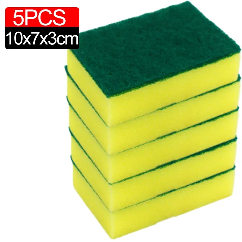 Magic Double-sided Highly Absorbent Sponge Kitchen Clean Pot Rust Stain Sponges Grease Cleaning Brush Cleaner Tools Wholesale
