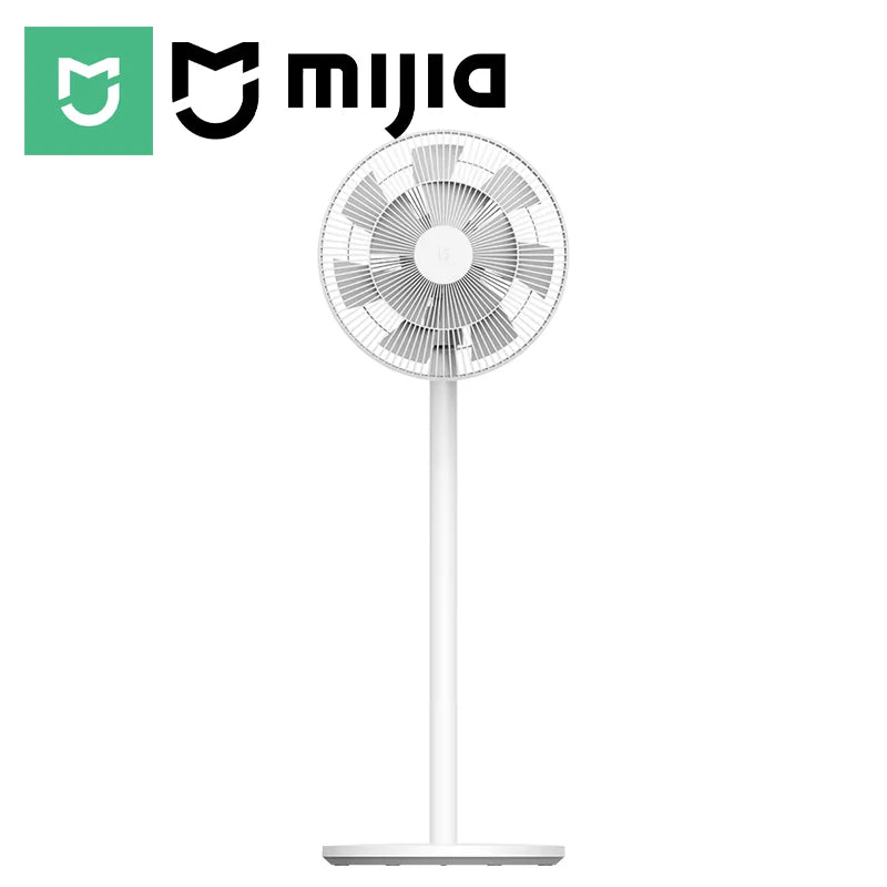 MIJIA Smart DC Inverter Circulation Floor Fan Battery Version,13m Long-Range Airflow,11.7h Wireless Use,150° Oscillation