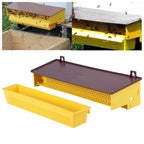 Beekeeping Tool Pollen Trap Pollen Collector Removable Yellow Plastic Pollen Trap With Ventilated Pollen Tray Beekeeping Tool