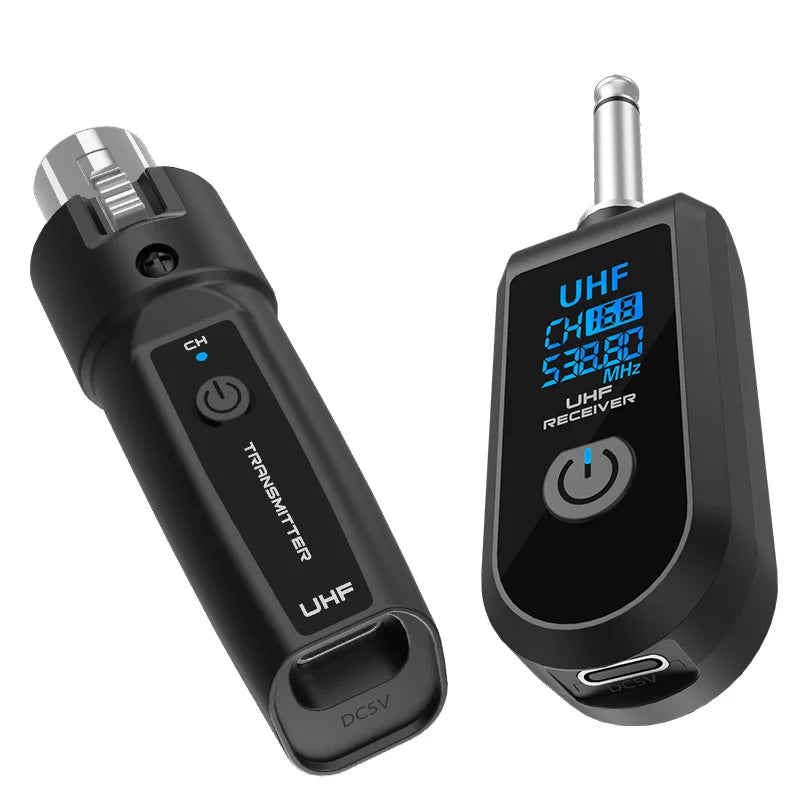 Good Wireless microphone system UHF wireless XLR transmitter and receiver for dynamic microphones, audio mixer PA systems guitar