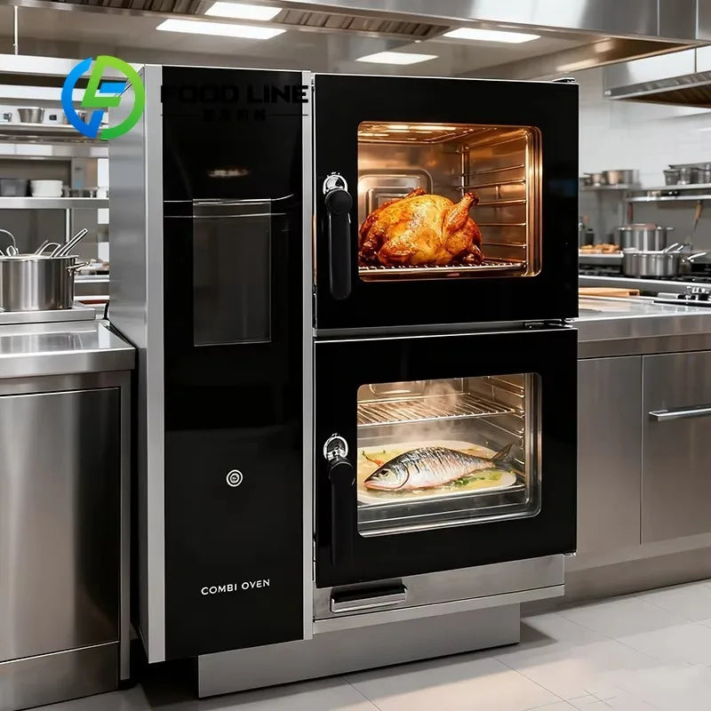 Customize Hotel Kitchen Equipment Combi Commercial Combi  Mobile Combi  Use for Restaurant Convection Oven