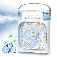 2025 5 Port Air Cooler Fan Oscillating Mist Fan with Aromatherapy, Col