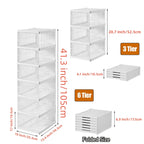 6-Layer Transparent Shoe Box