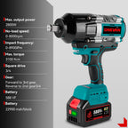 Brushless 3100N.M Electric Impact Wrench 3 Gears Cordless Electric Torque Wrench Screwdriver Power Tools For Makita Battery Pin