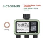 Eshico HCT-378 Newest 2024 3-Outlet Water Timer Independent Control Program Digital Garden Sprinkler