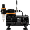 SucceBuy Professional Dual-Action Airbrush 120W Electric Spray Gun Air Brush Painting Set Art Nail Tattoo Makeup Model Sprayer