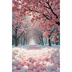MOON.QG Leaves Trees Backgrounds Photography Accessories Flower Board Birthday Decorations Wedding Backdrop Wallpaper Shooting