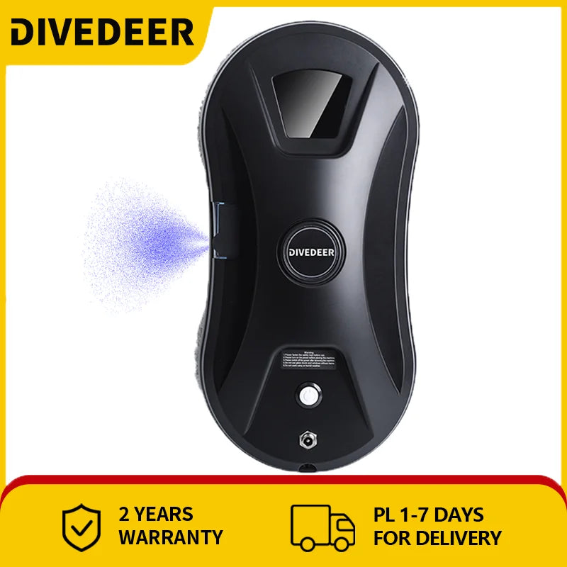 DIVEDEER electric window cleaner one-touch glass cleaning machine home smart wall cleaner window cleaning glass