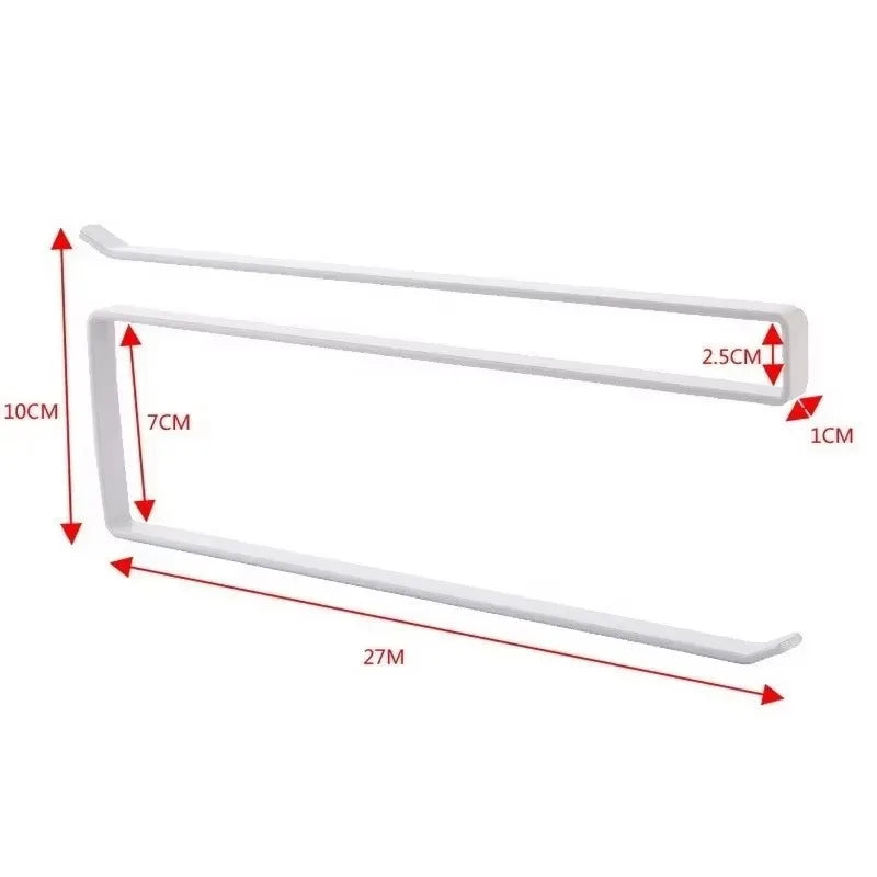 Wall Mounted Kitchen Tissue Rack Metal Non Perforated Roll Paper Cling Film Storage Cabinet Home Cloth Storage Racks