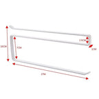 Wall Mounted Kitchen Tissue Rack Metal Non Perforated Roll Paper Cling Film Storage Cabinet Home Cloth Storage Racks