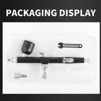 Dual Action 0.3mm Airbrush Gravity Feed Paint Spray Gun Cake Decorating Nail Nart Manicure Model Car PaintArt Paint Tattoo Tool