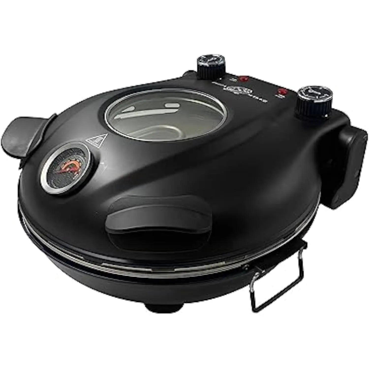Klaif Electric Pizza Maker, 420℃, 1200 Watt, 5 Separate Temperature Levels, Flame Resistant Stone Plate 1200W 31cm