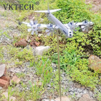 Metal Spinner Aircraft Windmill Handmade Wind Spinner Wind Energy Sculpture Airplane Wind Spinners for Outdoor Decor Garden Yard