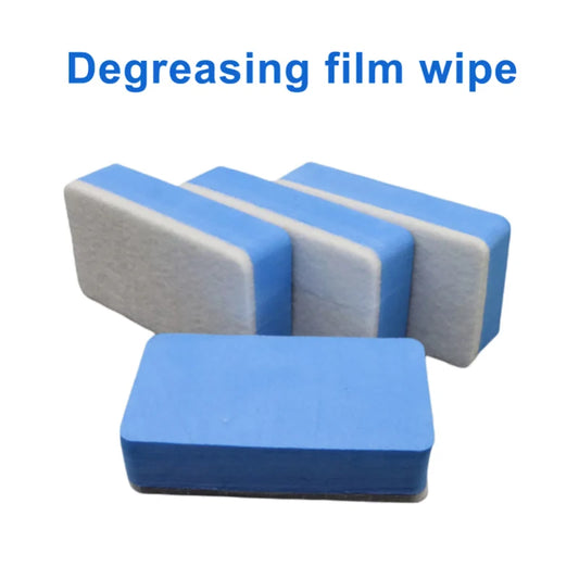 Car Glass Oil Film Cleaning Sponge Wiper Polishing Sponges Car Windshield Wool Felt Brush Oil Dusty Removal Tools Accessories