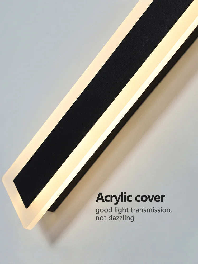 Outdoor LED Wall Lamp - Long, IP65 Waterproof, for Garden, Balcony, Entrance, Staircase | AlluCanFind