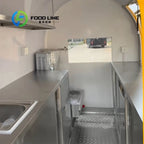 Cheap Food Trailer with Full Kitchen Equipment Well powered Mobile Catering Street Food Use Customized
