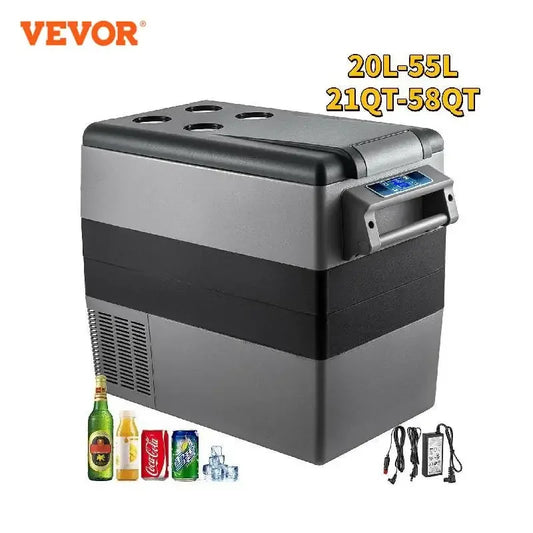 VEVOR Portable Car Refrigerator - Freezer Cooler 12/24V