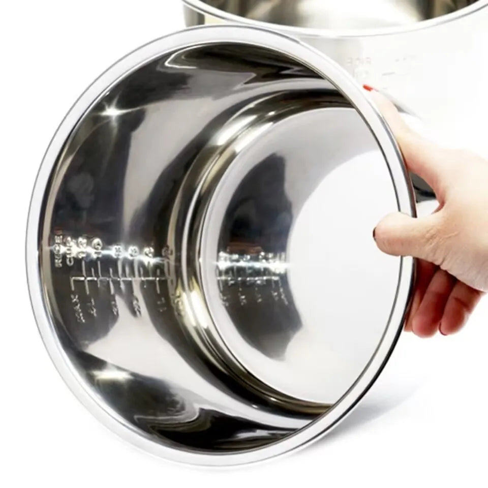 304 stainless steel inner pot 8L rice cooker pressure cooker with double bottom universal