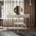 Acrylic Dressers Solid Wood Cabinet Bedroom Simple Design Modern Dressing Tables Makeup Stool With Mirror Minimalist Furniture