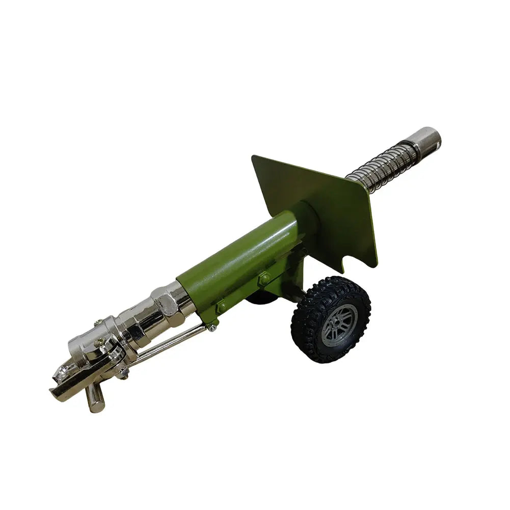 Firecracker Artillery Cannon Stainless Steel Mini Cannon Model Firecracker Launcher Model Handcraft Model Collection Gifts