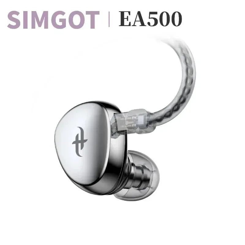 SIMGOT EA500 Dynamic Driver HIFI Earphones with Detachable Cable Audio Stereo
