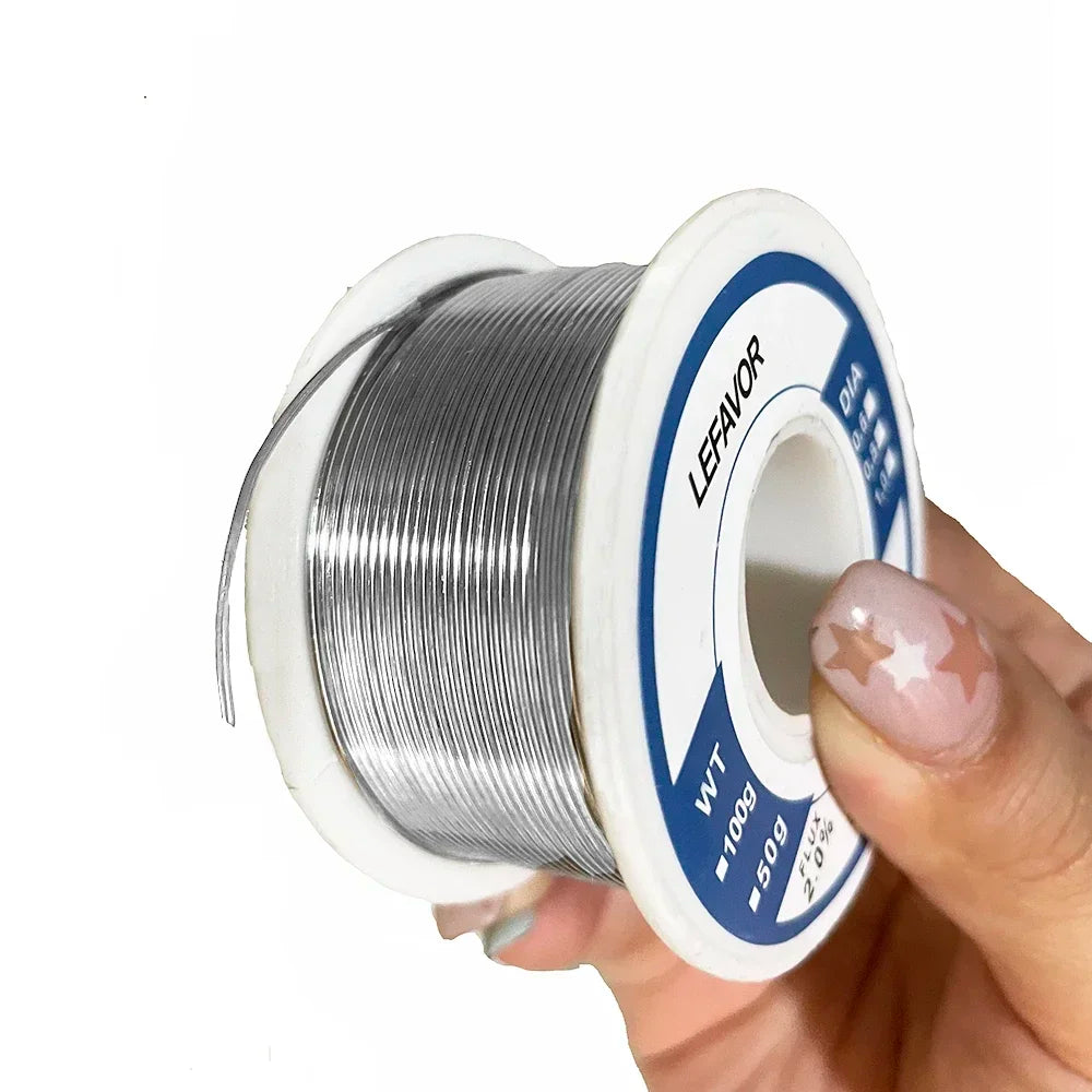 Electronic Soldering Wire Solder Wires Rosin Core Tin Multipurpose Welding Flux Iron Wire Reel Diamater Home Accessories Wires